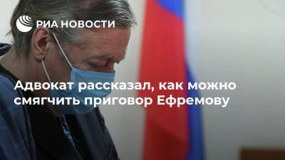 Михаил Ефремов - Тимур Маршани - Эльман Пашаев - Адвокат рассказал, как можно смягчить приговор Ефремову - ria.ru - Москва