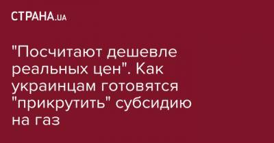 Александр Скубченко - "Посчитают дешевле реальных цен". Как украинцам готовятся "прикрутить" субсидию на газ - strana.ua - Украина
