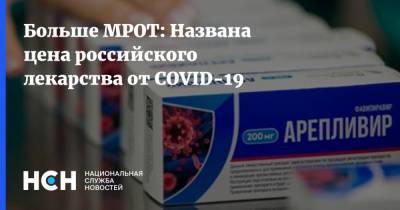 Андрей Младенцев - Больше МРОТ: Названа цена российского лекарства от COVID-19 - nsn.fm - Япония