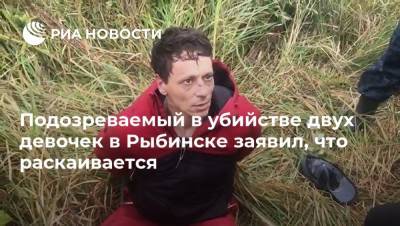 Александр Бастрыкин - Подозреваемый в убийстве двух девочек в Рыбинске заявил, что раскаивается - ria.ru - Москва - Россия - Рыбинск
