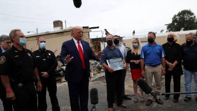 Дональд Трамп - Джейкоб Блейк - Президент Трамп: «В Америке мы никогда не уступим воле толпы, учиняющей беспорядки» - golos-ameriki.ru - штат Висконсин