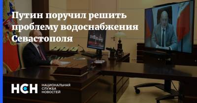 Владимир Путин - Михаил Развожаев - Путин поручил решить проблему водоснабжения Севастополя - nsn.fm - Россия - Крым - Севастополь