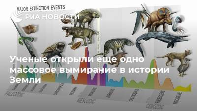 Ученые открыли еще одно массовое вымирание в истории Земли - ria.ru - Москва