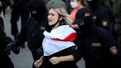 Наталья Ганусевич - В Минске начались задержания протестующих - gazeta.ru - Белоруссия - Минск