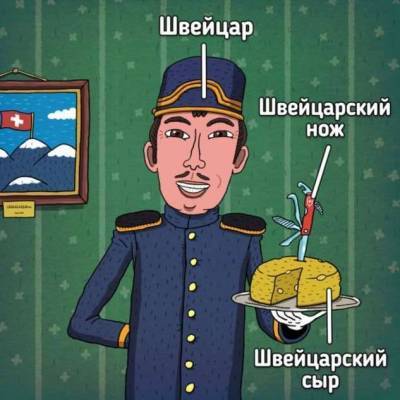 20+ стран, благодаря которым наша речь обогатилась фразеологизмами, а у привычных вещей появились названия - skuke.net - Россия - Швейцария - Польша