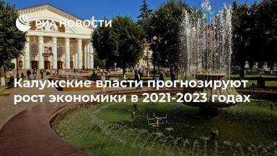 Владимир Попов - Владислав Шапша - Калужские власти прогнозируют рост экономики в 2021-2023 годах - smartmoney.one