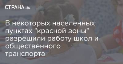 В некоторых населенных пунктах "красной зоны" разрешили работу школ и общественного транспорта - strana.ua - Черниговская обл. - Хмельницкая обл. - Тернопольская обл. - Черкасская обл. - Черновицкая обл. - Львовская обл. - Закарпатская обл. - район Пустомытовский