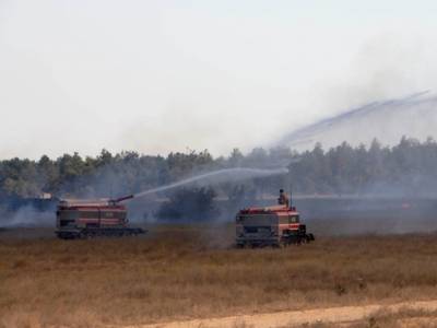На полигоне ВСУ случился пожар во время учебных стрельб - golos.ua - Украина