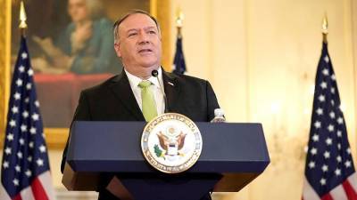 Майк Помпео - Помпео заявил о планах по созданию коалиции против «Северного потока — 2» - iz.ru - Россия - США - Украина - Вашингтон - Германия - Берлин