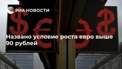Алексей Навальный - Алексей Зубец - Названо условие роста евро выше 90 рублей - ria.ru - Москва