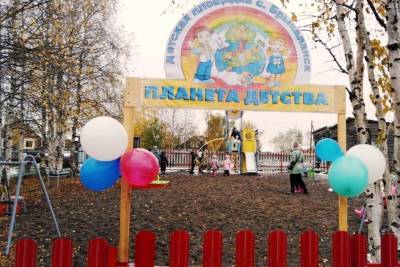 В ижемском селе Брыкаланск появилась первая детская площадка - komiinform.ru - район Ижемский