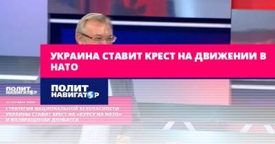 Владимир Зеленский - Андрей Ермолаев - Украина ставит крест на движении в НАТО - politnavigator.net - Россия - Украина - Донбасс