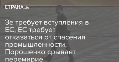 Владимир Зеленский - Петр Порошенко - Александр Лукашенко - Зе требует вступления в ЕС, ЕС требует отказаться от спасения промышленности, Порошенко срывает перемирие - strana.ua - Украина - Венгрия - Братислава