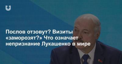 Александр Лукашенко - Жозеп Боррель - Послов отзовут? Визиты «заморозят?» Что означает непризнание Лукашенко в мире - news.tut.by - Белоруссия