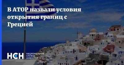 Дмитрий Горин - В АТОР назвали условия открытия границ с Грецией - nsn.fm - Москва - Россия - Греция