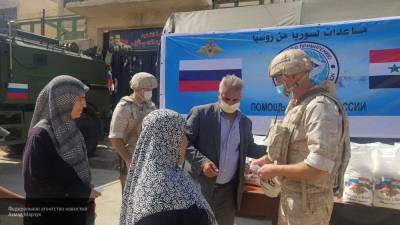 Жители Пальмиры получили 880 продуктовых наборов от российских военных - polit.info - Пальмира
