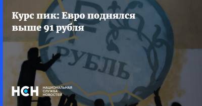 Курс пик: Евро поднялся выше 91 рубля - nsn.fm