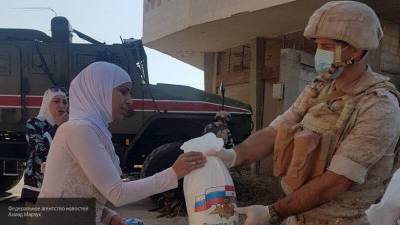 Тысячи сирийских семей получили гуманитарную помощь от России - nation-news.ru - Россия - Сана - Хомс