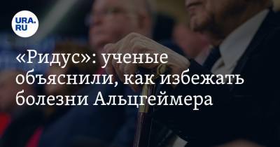 «Ридус»: ученые объяснили, как избежать болезни Альцгеймера - ura.news
