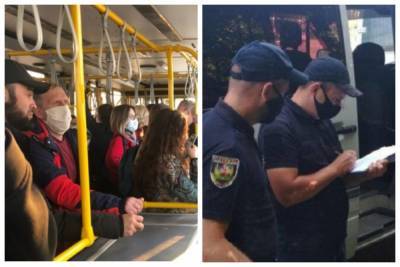 "В трамваях вируса нет": одесситов возмутили полицейские облавы на маршрутки, видео - odessa.politeka.net - Одесса - Того