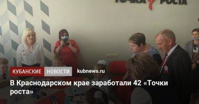 Сергей Кравцов - В Краснодарском крае заработали 42 «Точки роста» - kubnews.ru - Россия - Краснодарский край