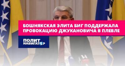 Мило Джуканович - Бошнякская элита БиГ поддержала провокацию Джукановича в Плевле - politnavigator.net - Черногория