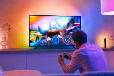 Новую светодиодную ленту Philips Hue Play можно прикрепить к любому ТВ и синхронизировать фоновую подсветку с изображением на экране - itc.ua