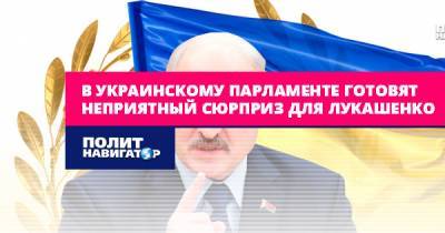 Кира Рудык - В украинском парламенте готовят неприятный сюрприз для Лукашенко - politnavigator.net - Украина - Белоруссия