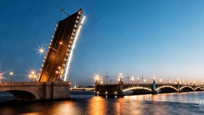 Мосты через Неву оборудуют новой светодиодной подсветкой - piter.tv - Санкт-Петербург - Петербург