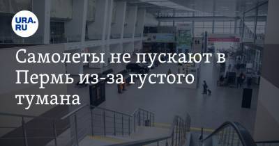 Самолеты не пускают в Пермь из-за густого тумана. ФОТО - ura.news - Москва - Пермь - Казань - Ноябрьск - Ижевск