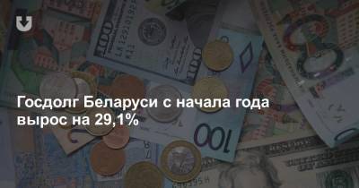 Госдолг Беларуси с начала года вырос на 29,1% - news.tut.by - Россия - Китай - Белоруссия