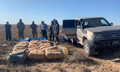 Казахстанские полицейские задержали машину с 700 кг наркотиков - eadaily.com - Жамбылская обл. - Нур-Султана