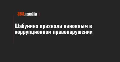 Виталий Шабунин - Шабунина признали виновным в коррупционном правонарушении - 368.media - Киев