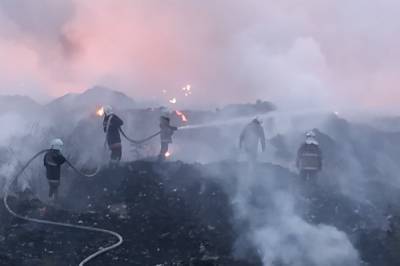 Под Полтавой второй день горит свалка - vkcyprus.com - Харьковская обл. - Полтава - Гсчс