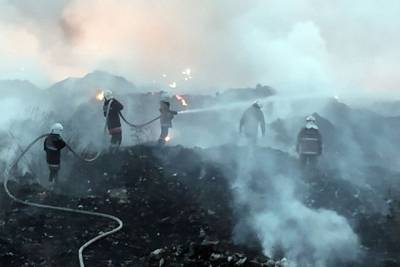 Под Полтавой вспыхнул масштабный пожар на городской свалке - real-vin.com - Украина - Луганская обл. - Харьковская обл. - Полтава - Донецкая обл.