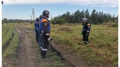 Спасательные службы из Москвы продолжают разминирование в Кировском районе Ленобласти - piter.tv - Москва - Россия - Ленинградская обл. - р-н Кировский