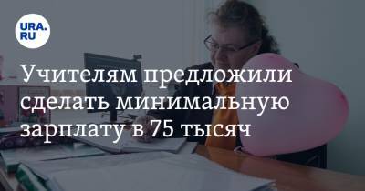 Анна Майорова - Алексей Нечаев - Учителям предложили сделать минимальную зарплату в 75 тысяч - ura.news - Россия