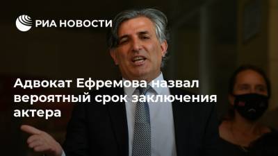 Михаил Ефремов - Сергей Захаров - Эльман Пашаев - Адвокат Ефремова назвал вероятный срок заключения актера - ria.ru - Москва