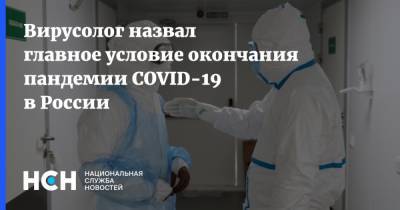 Александр Гинцбург - Анатолий Альштейн - Вирусолог назвал главное условие окончания пандемии COVID-19 в России - nsn.fm - Россия