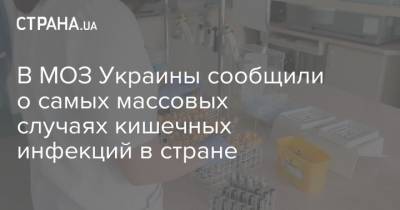 В МОЗ Украины сообщили о самых массовых случаях кишечных инфекций в стране - strana.ua - Украина - Киевская обл. - Запорожская обл. - Херсонская обл. - Бердянск - район Вышгородский