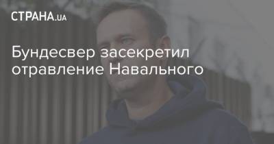 Леонид Рошаль - Алексей Навальный - Бундесвер засекретил отравление Навального - strana.ua - Германия