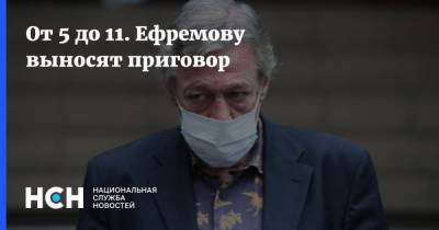 Михаил Ефремов - Эльман Пашаев - От 5 до 11. Ефремову выносят приговор - nsn.fm