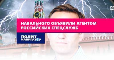Алексей Навальный - Владимир Соловьев - Навального объявили агентом российских спецслужб - politnavigator.net - Россия - Украина