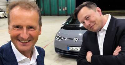 Герберт Дисс - Илон Маск протестировал электромобиль Volkswagen - popmech.ru - Германия - Берлин