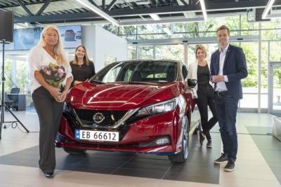 Nissan Leaf - Nissan выпустил 500-тысячный электромобиль Leaf - autostat.ru