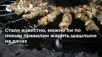 Ринат Еникеев - Стало известно, можно ли по новым правилам жарить шашлыки на дачах - ria.ru - Москва