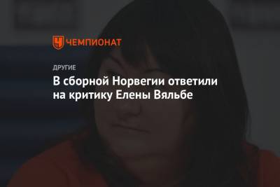 Елена Вяльбе - В сборной Норвегии ответили на критику Елены Вяльбе - championat.com - Норвегия - Швеция - Пеллегрино