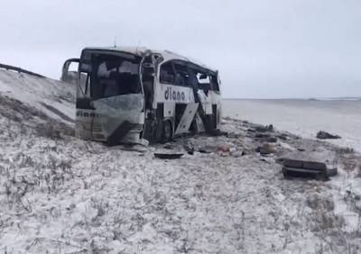 Двоих пострадавших в аварии с автобусом под Рязанью перевезли в Волгоград - ya62.ru - Рязанская обл. - Волгоград - Рязань - район Скопинский