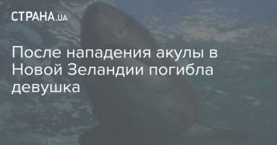 После нападения акулы в Новой Зеландии погибла девушка - strana.ua - Новая Зеландия