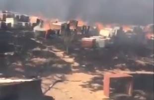 В Карабахе сожгли пасеку, видео - real-vin.com - Азербайджан - район Кельбаджарский - район Зангиланский - район Губадлинский